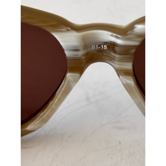 Brighton Women's Sunglasses Central Park Tortoise Brown Frame Silver/ Gold Side - Picture 6 of 9